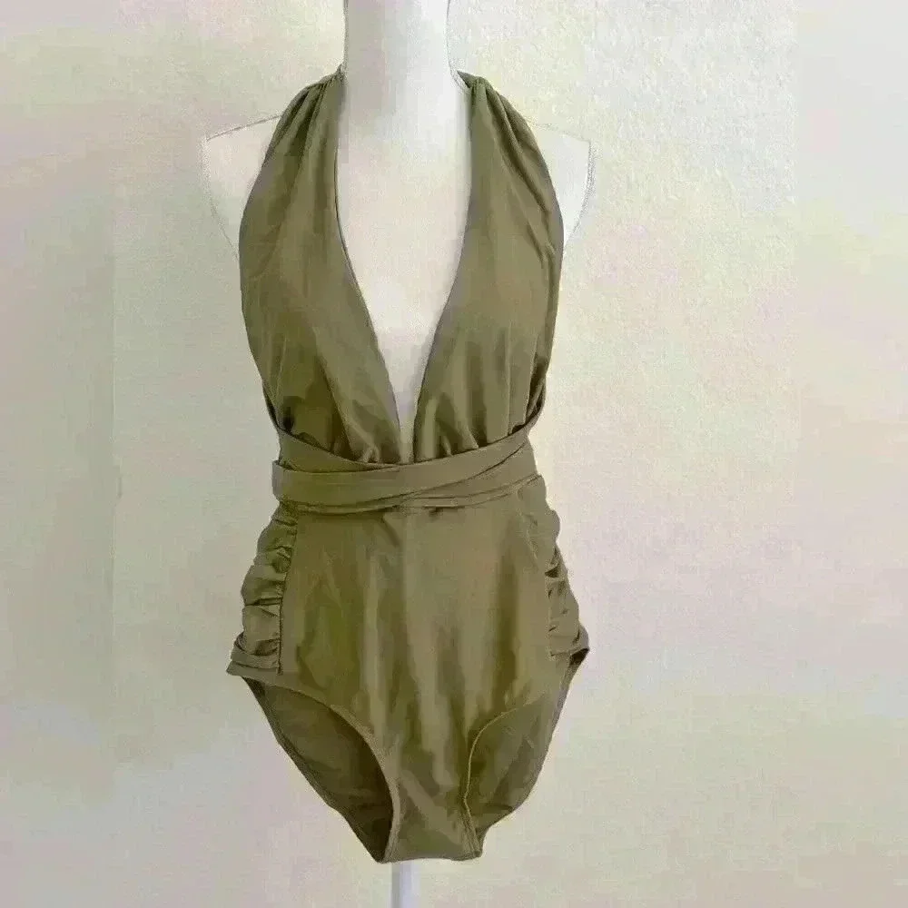 Nicole Miller Design Your Own Look One Piece Swimsuit Size Large - Picture 3 of 10